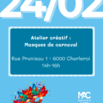 Atelier créatif - Masques de carnaval