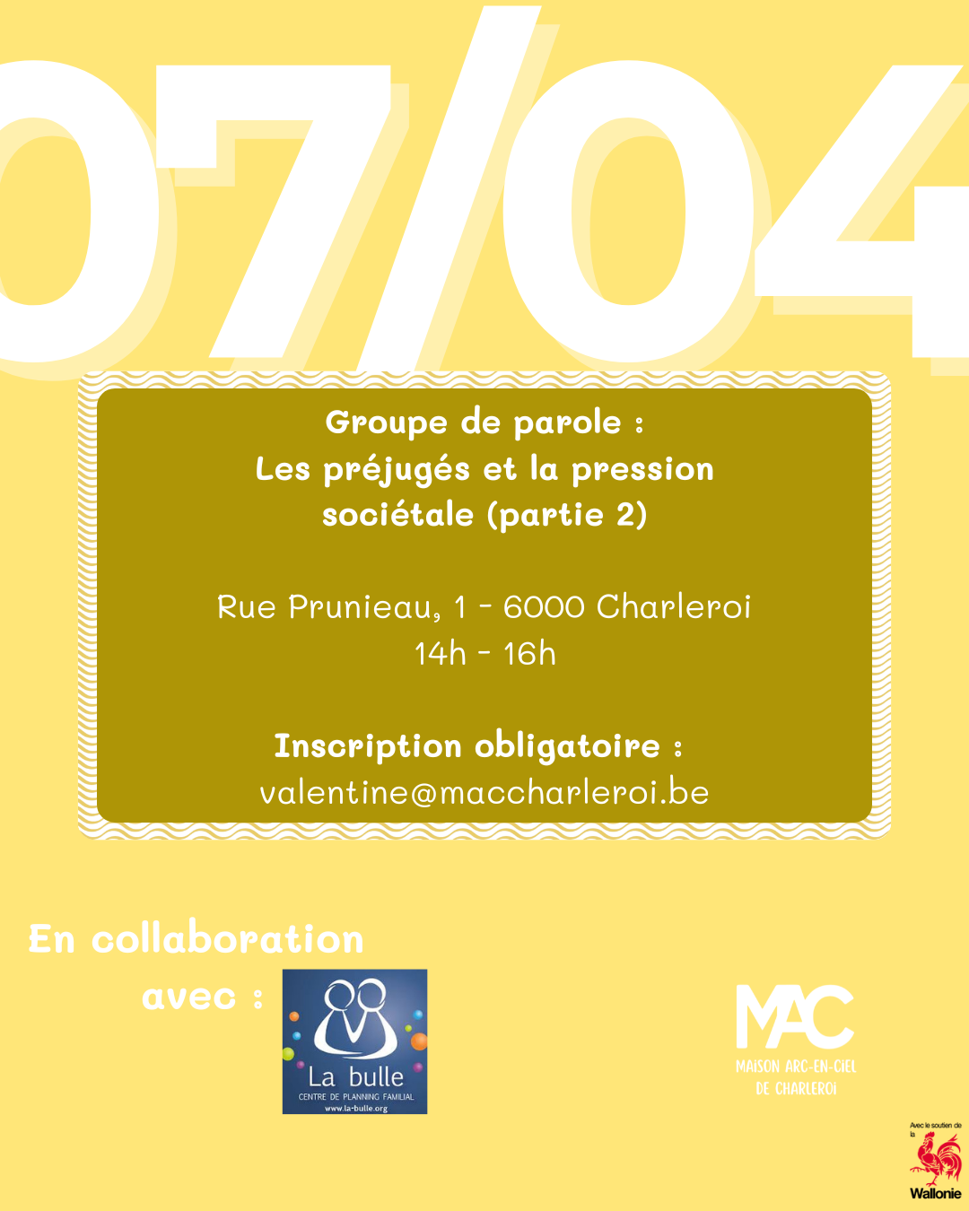 Groupe de parole - Les préjugés et la pression sociétale (partie 2)