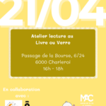 Atelier lecture au Livre ou verre