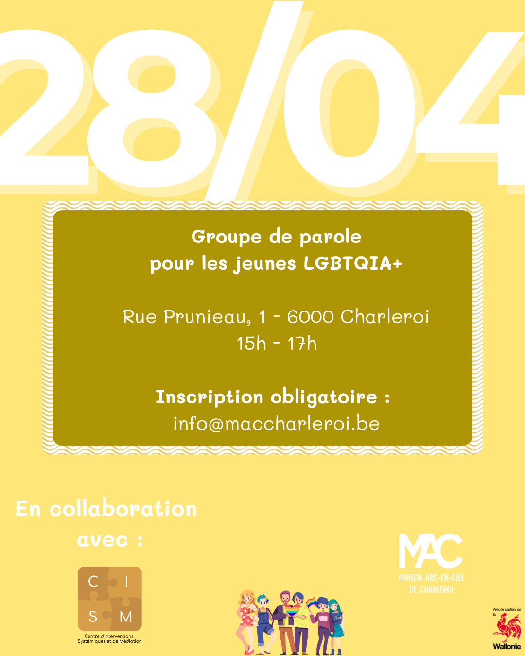 Groupe de parole pour les jeunes LGBTQIA+