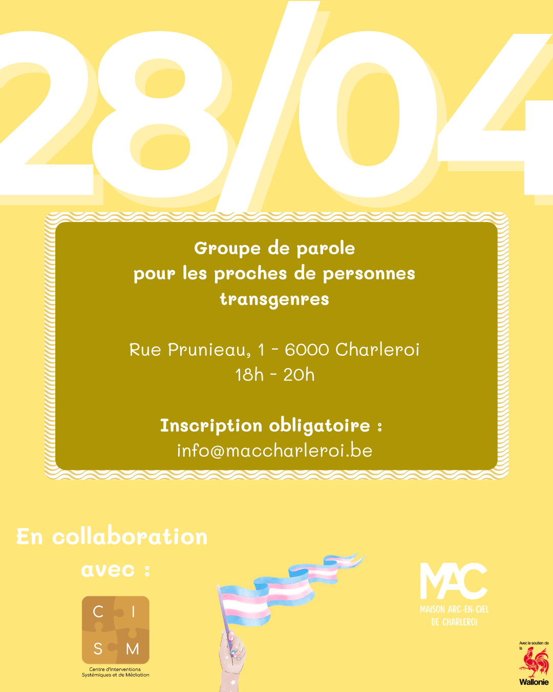 Groupe de parole pour les proches de personnes transgenres