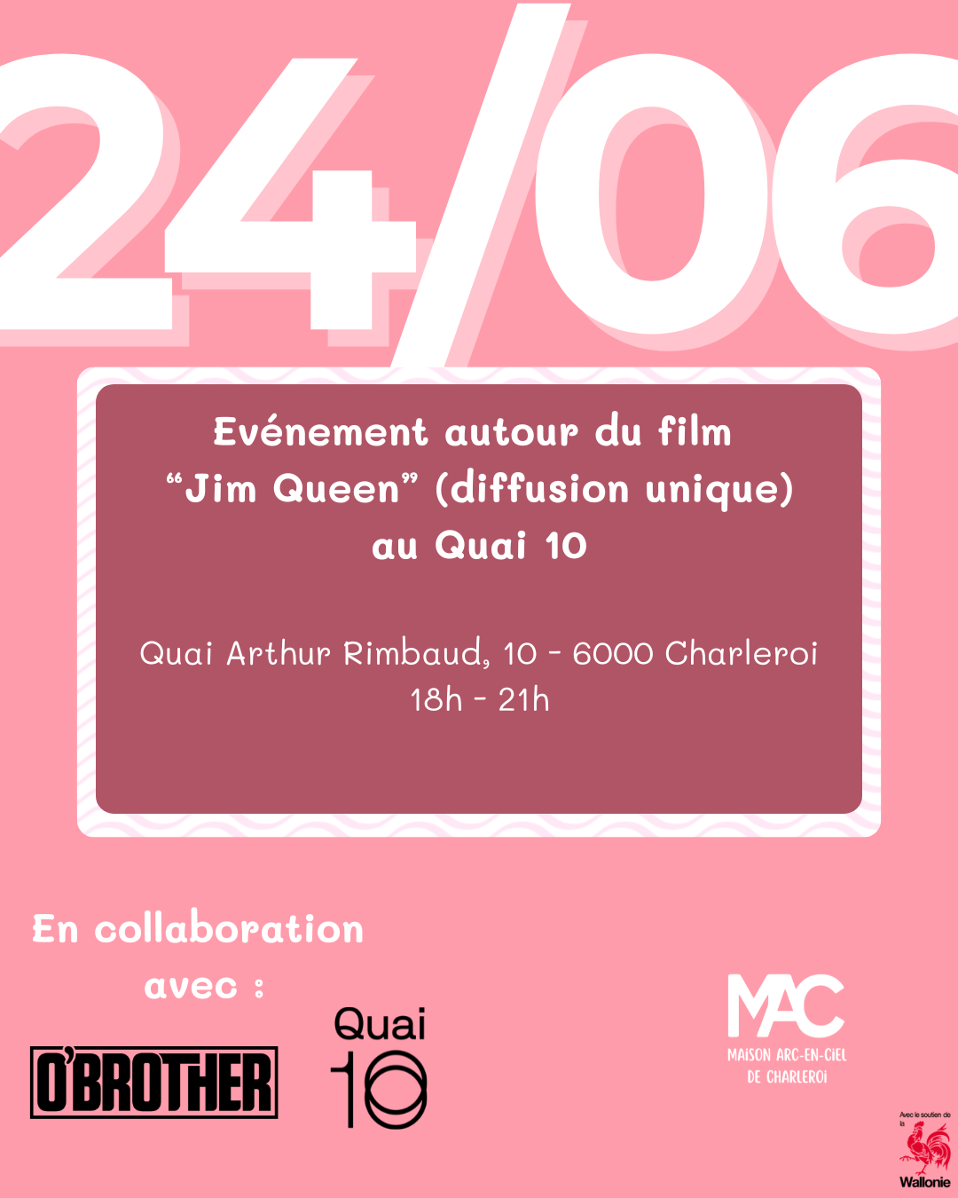 Evénement autour du film "Jim Queen" (diffusion unique)