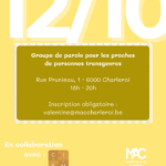 Groupe de parole pour les proches de personnes transgenres