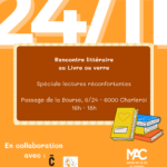 Rencontre littéraire au Livre ou verre