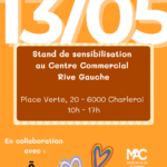 Stand de sensibilisation à Rive Gauche