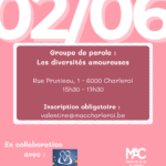 Groupe de parole - Les diversités amoureuses