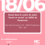 Stand au salon "Santé et Social"