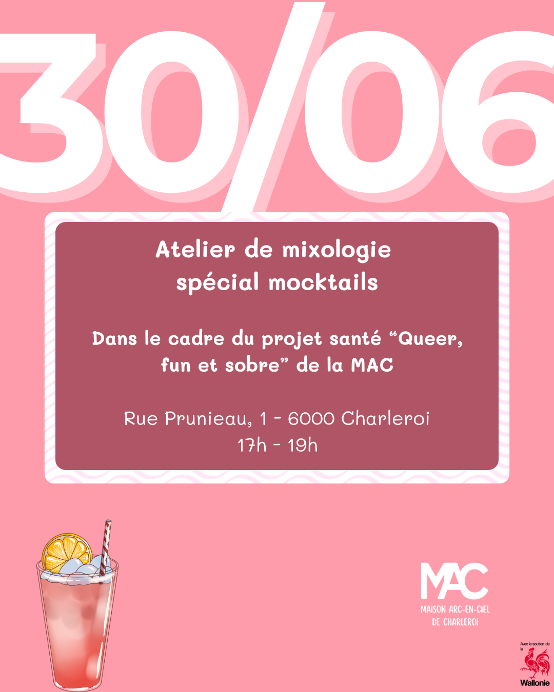 Atelier de mixologie spécial mocktails