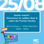 Atelier créatif - Décoration de caddies dans le cadre des Fiertés Carolos