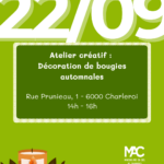Atelier créatif - Décoration de bougies automnales